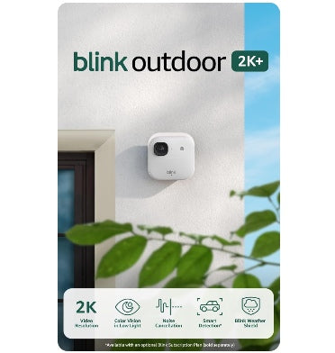 Blink Xt5 2k+ Outdoor/Indoor Wireless Smart Security Camera White 3pk product image 2