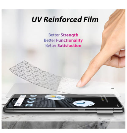 Whitestone Google Pixel 7 Pro Uv Gen Hard Coated Film Screen Protector 2pk — rear view