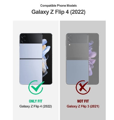Spigen Samsung Galaxy Z Flip 4 Premium Full-Body Hybrid Guardian Case Black/Clear product image 2