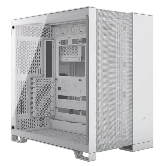 Corsair 6500D AirFlow Mid-Tower Tempered Glass Dual Chamber Gaming PC White Case (CC-9011260-WW) image 1