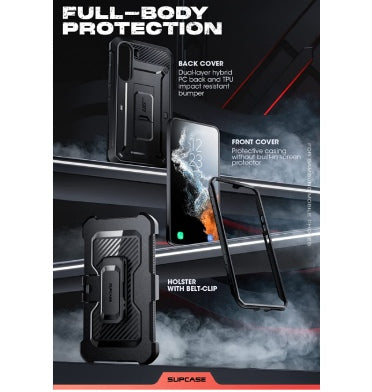 Supcase Samsung Galaxy S23 Full Body Rugged Protective Case Black product image 4