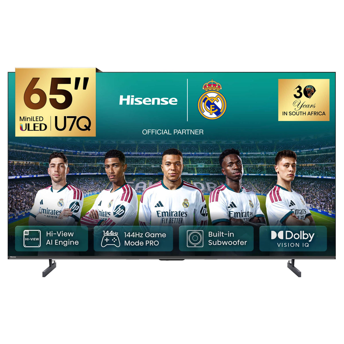 Hisense 65U7Q 65-inch Mini-LED ULED 4K Smart TV – product view