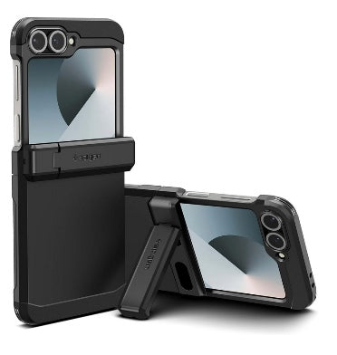 Spigen Samsung Galaxy Z Flip 6 Premium Tough Armor Pro Case Black product image 1