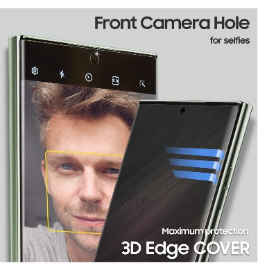 Whitestone Samsung Galaxy S23 Ultra Uv Gen Hard Coated Film Screen Protector 2pk product image 5