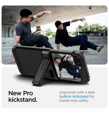 Spigen Samsung Galaxy Z Flip 6 Premium Tough Armor Pro Case Black product image 4