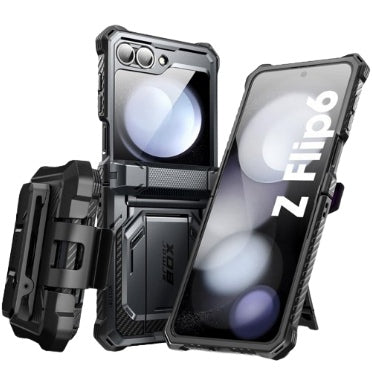 I-Blason Samsung Galaxy Z Flip 6 Premium Full Body Armorbox Protective Case Black product image 1