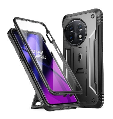 Oneplus 11 Premium Full Body Rugged Poetic Revolution Case With Built-In Screen Protector Black product image 1
