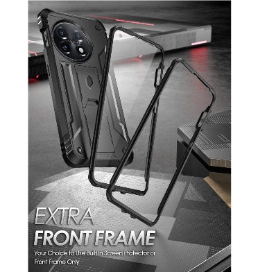 Oneplus 11 Premium Full Body Rugged Poetic Revolution Case With Built-In Screen Protector Black product image 4