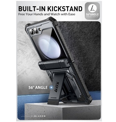I-Blason Samsung Galaxy Z Flip 6 Premium Full Body Armorbox Protective Case Black product image 5