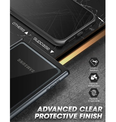 Supcase Samsung Galaxy S23 Ultra Premuim Slim Edge Xt Bumper Case With Built-In Screen Protector Black/Clear product image 7