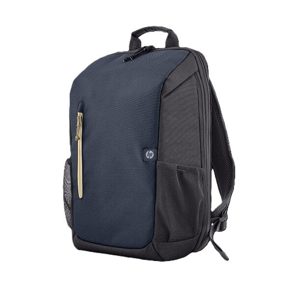 HP Travel 18 Liter 15.6″ Blue Night Laptop Backpack (6B8U7AA) — side view