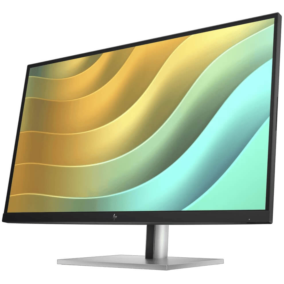 HP E27u G5 27″ QHD USB-C Monitor (6N4D3AS) — side view