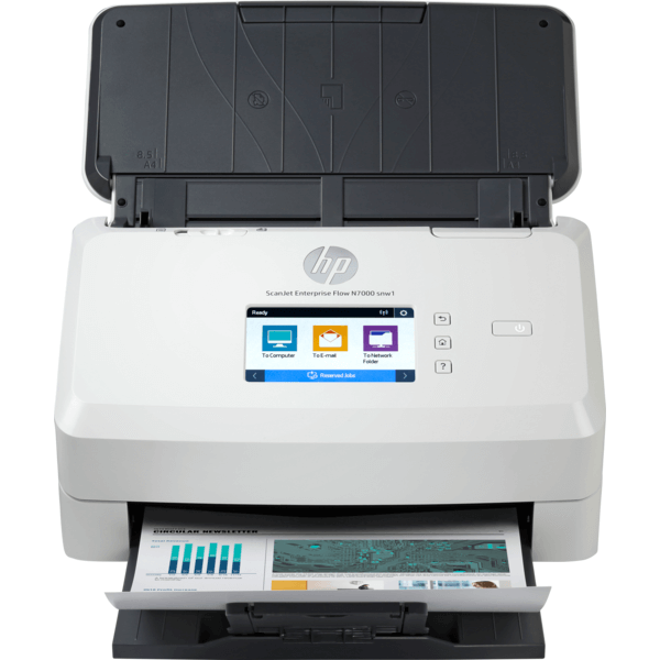 HP ScanJet Enterprise Flow N7000 snw1 Sheet-feed Scanner (6FW10A) image 1