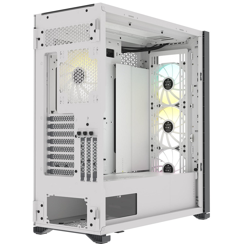 Corsair iCUE 7000X RGB Tempered Glass Full-Tower ATX PC Case – White (CC-9011227-WW) image 3