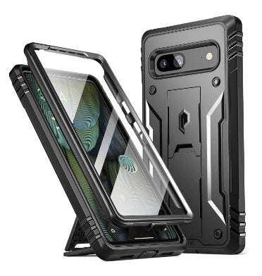 Poetic Google Pixel 7a Premium Full Body Rugged Revolution Series Case Black product image 1