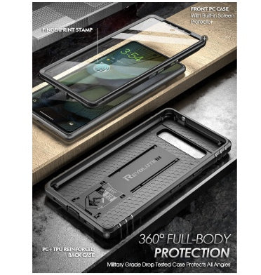 Poetic Google Pixel 7a Premium Full Body Rugged Revolution Series Case Black product image 2