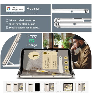Spigen Google Pixel Fold Premium Slim Ultra Hybrid Case Clear product image 7
