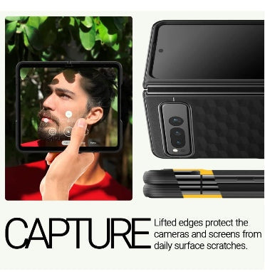 Spigen Google Pixel Fold Premium Parallax Series Protective Case Matte Black product image 5