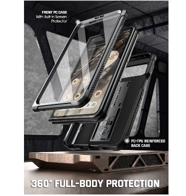 Poetic Google Pixel Fold Premium Full Body Rugged Spartan Series Case Gunmetal product image 2