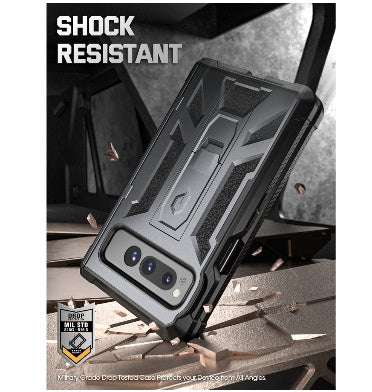 Poetic Google Pixel Fold Premium Full Body Rugged Spartan Series Case Gunmetal product image 5