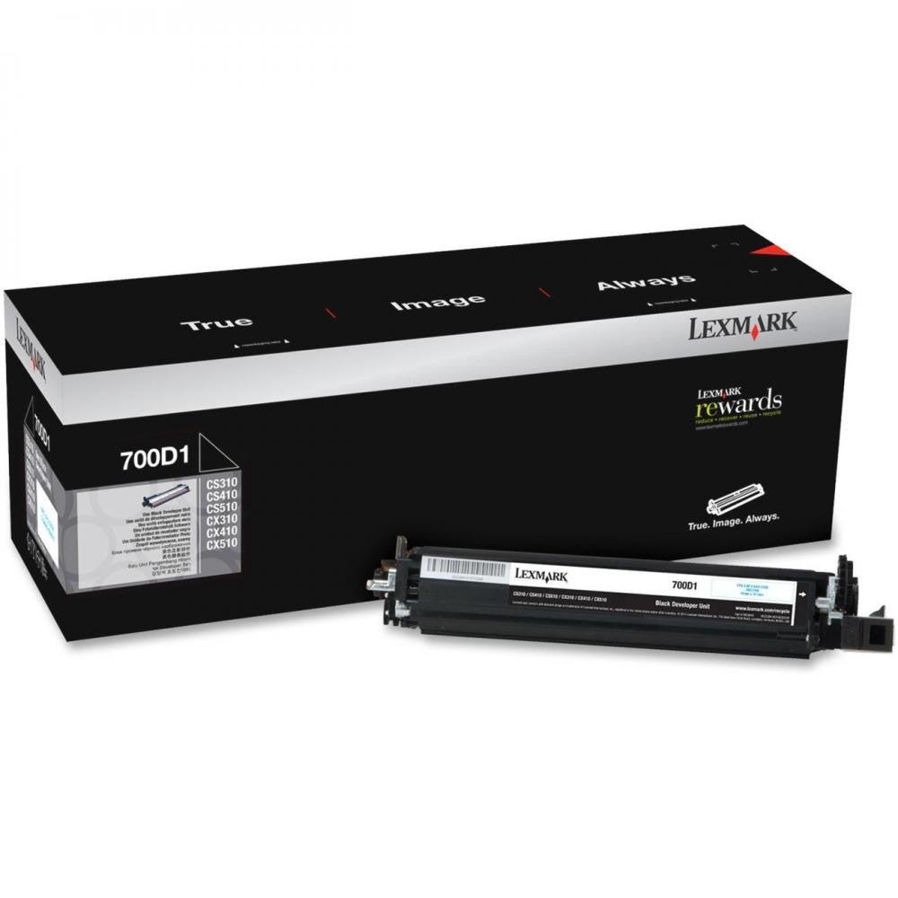 Lexmark 700D1 Black Developer Unit (70C0D10) image 1