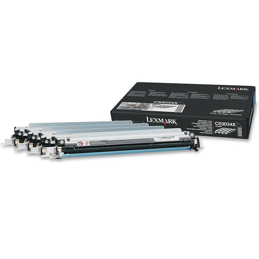 Lexmark C53034X Photoconductor (4 pack, Black, Cyan, Magenta, Yellow) image 1