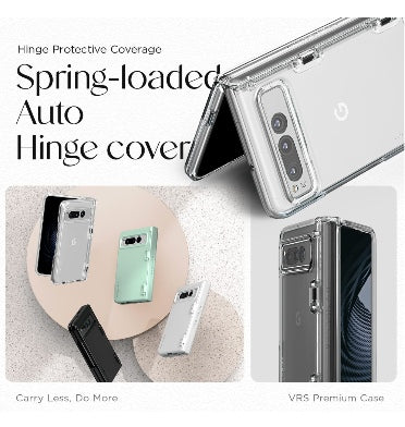 Vrs Google Pixel Fold Premium Modern Slim Simpli Fit Case Clear product image 5