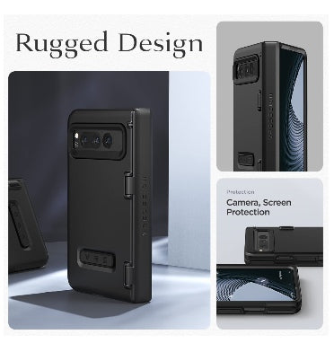 Vrs Google Pixel Fold Premium Modern Rugged Terra Guard Case Black product image 3