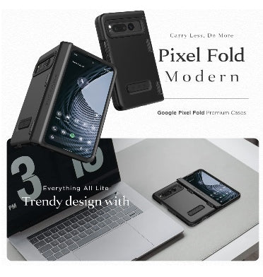 Vrs Google Pixel Fold Premium Modern Rugged Terra Guard Case Black product image 6