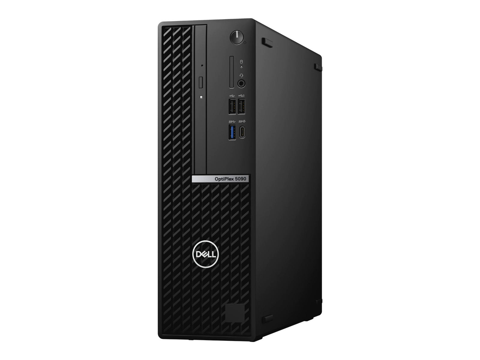 Dell OptiPlex 5090 SFF Desktop PC – Core i5-10505 / 8GB RAM / 256GB SSD / Win 10 Pro (N208O5090SFF) — side view
