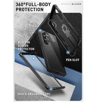 I-Blason Samsung Galaxy Z Fold 6 Premium Full Body Armorbox Protective Bumper Case Black product image 3