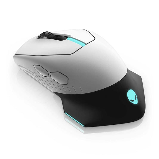 Dell Alienware AW610M Wired/Wireless Gaming Mouse – Lunar Light (545-BBCN) image 2