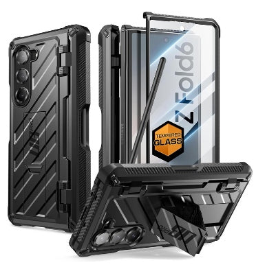 Supcase Samsung Galaxy Z Fold 6 Full Body Rugged Protective Case With S Pen Slot Black product image 1