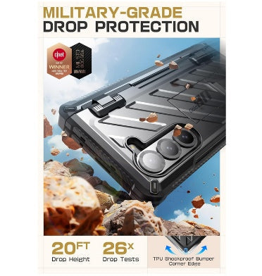 Supcase Samsung Galaxy Z Fold 6 Full Body Rugged Protective Case With S Pen Slot Black product image 4