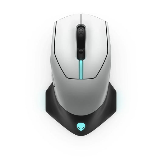 Dell Alienware AW610M Wired/Wireless Gaming Mouse – Lunar Light (545-BBCN) image 1