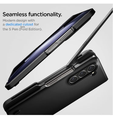 Spigen Samsung Galaxy Z Fold 5 Premium Thin Fit P Case Black product image 3