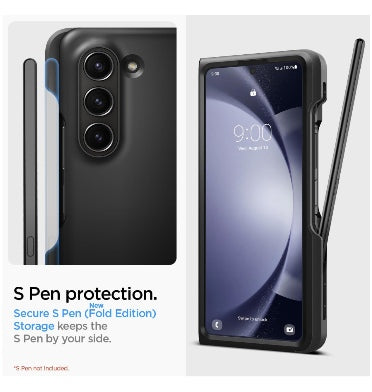 Spigen Samsung Galaxy Z Fold 5 Premium Thin Fit P Case Black product image 4