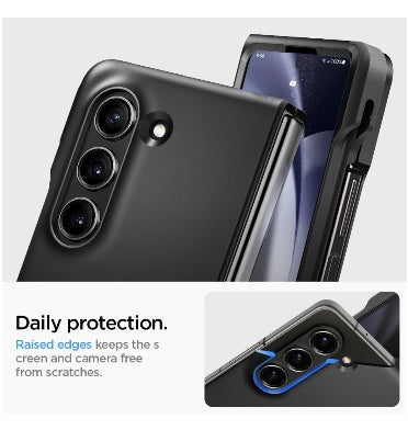 Spigen Samsung Galaxy Z Fold 5 Premium Thin Fit P Case Black product image 6