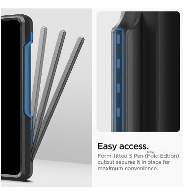 Spigen Samsung Galaxy Z Fold 5 Premium Slim Armor Pro Pen Edition Case Black product image 4