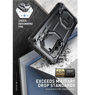 I-Blason Samsung Galaxy Z Fold 5 Premium Full Body Armorbox Protective Bumper Case Black product image 3