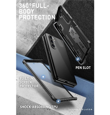 I-Blason Samsung Galaxy Z Fold 5 Premium Full Body Armorbox Protective Bumper Case Black product image 4