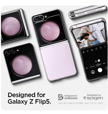 Spigen Samsung Galaxy Z Flip 5 Premium Airskin Case Clear product image 2