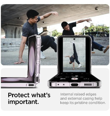 Spigen Samsung Galaxy Z Flip 5 Premium Airskin Case Clear product image 4