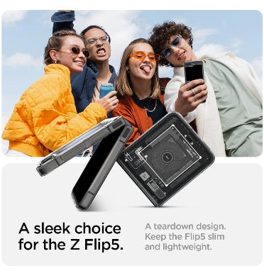 Spigen Samsung Galaxy Z Flip 5 Premium Airskin Case Zero One product image 3