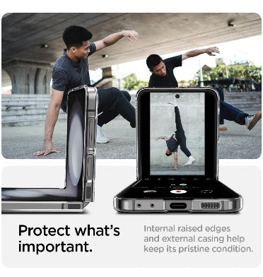 Spigen Samsung Galaxy Z Flip 5 Premium Airskin Case Zero One product image 4
