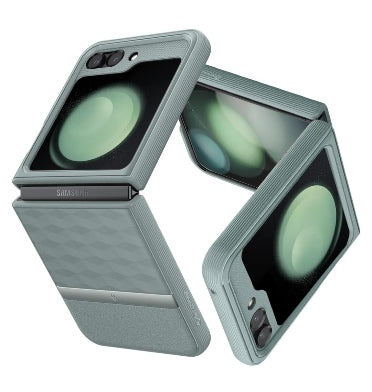 Caseology Samsung Galaxy Z Flip 5 Premium Parallax Series Protective Case Sage Green product image 1
