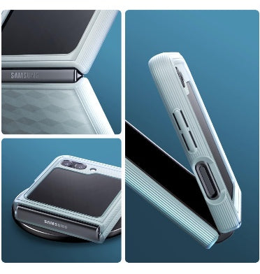 Caseology Samsung Galaxy Z Flip 5 Premium Parallax Series Protective Case Sage Green product image 6