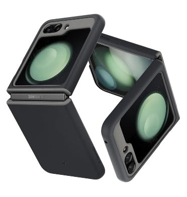 Caseology Samsung Galaxy Z Flip 5 Premium Nano Pop Silicone Case Black Sesame product image 1