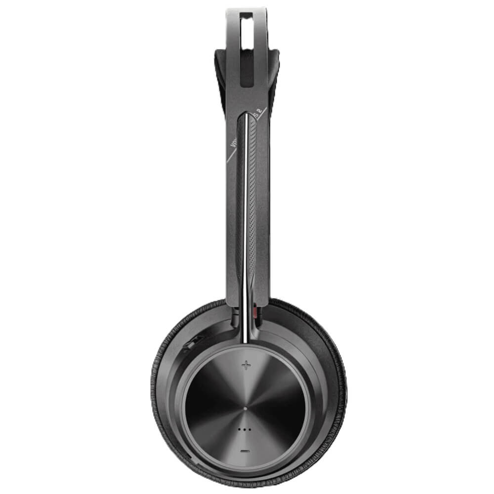 Poly Voyager Focus 2 USB-A Bluetooth Headset (76U46AA) — in use