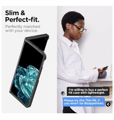 Spigen Oneplus Open Premium Slim Thin Fit Case Black product image 3